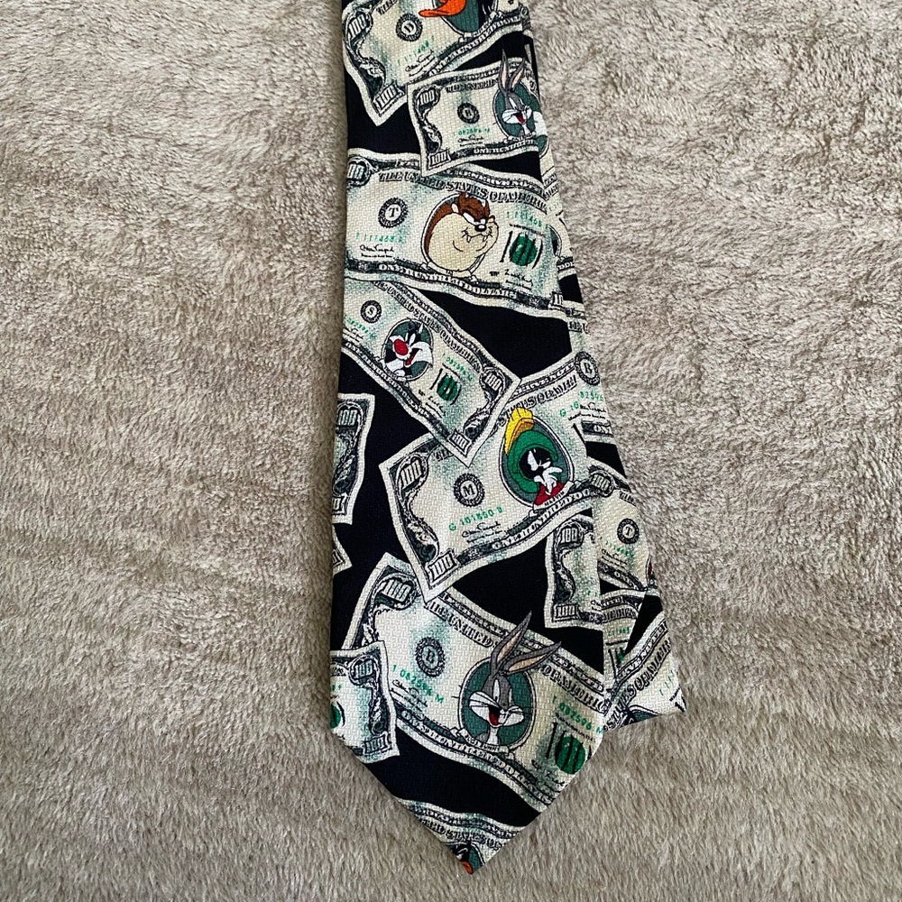 Vintage Looney Toons Mania Tie